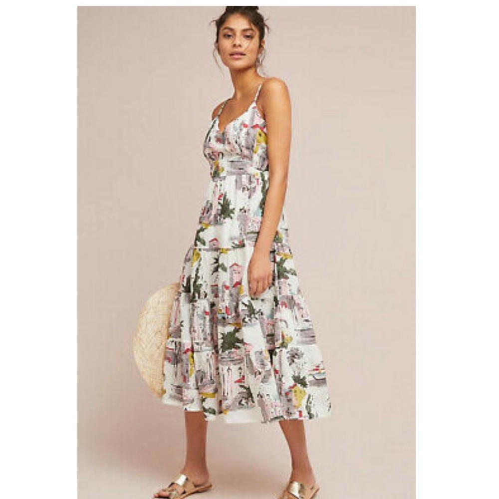 Anthropologie Cityscape Dress by Lazybones
